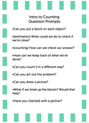 Freebie Formative Assesment Question Prompts: Intro to Counting
